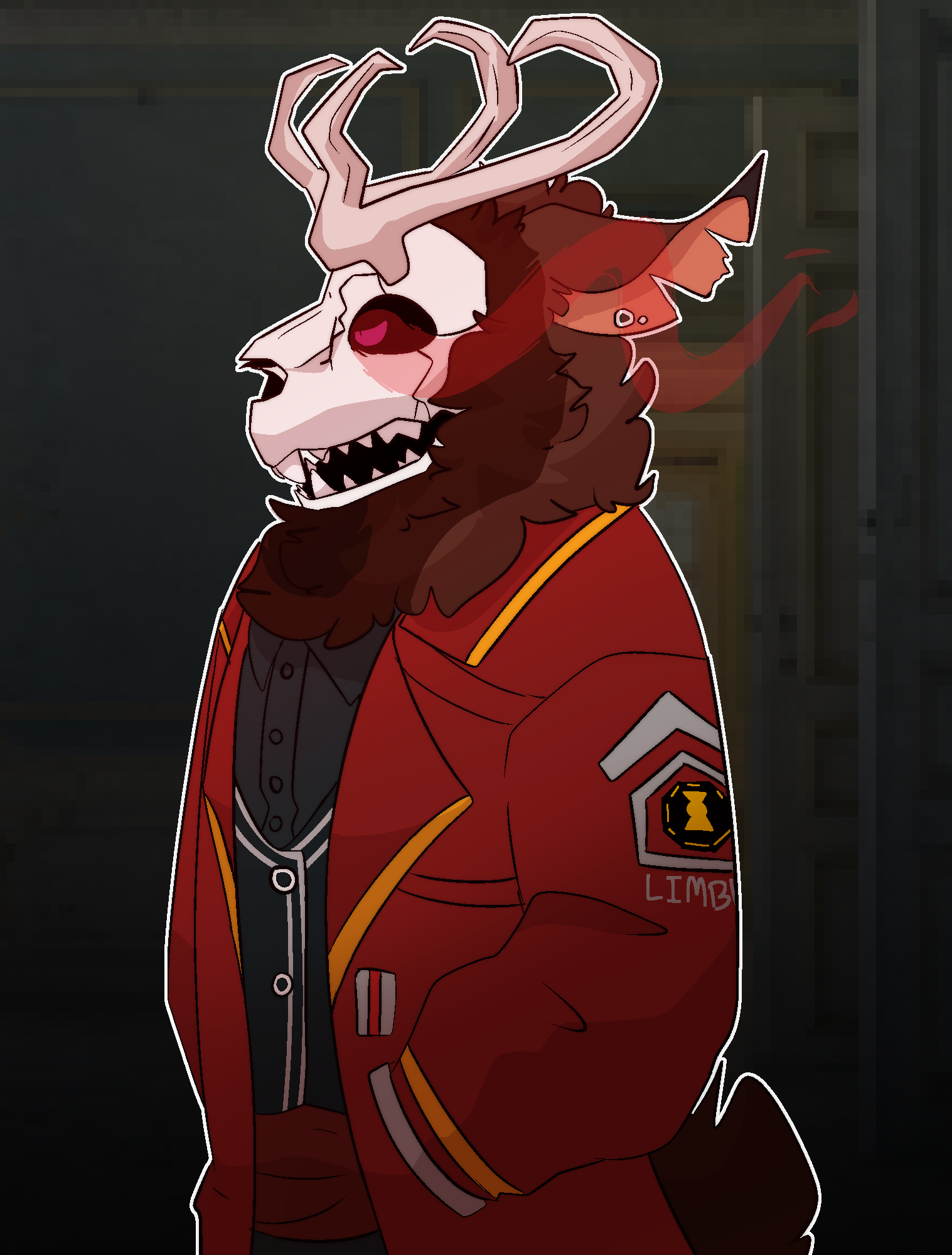 November 2022- Art trade with a friend :)