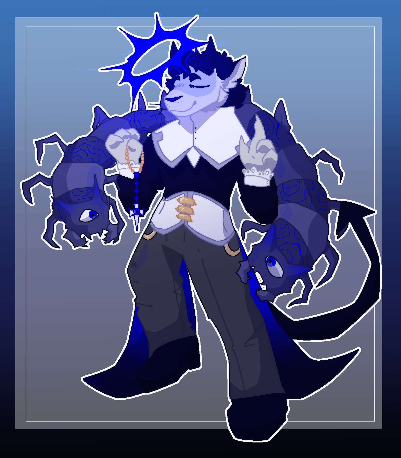 June 2022- Art for a character I purchased that I furrified. I gave this character to a friend of mine afterwards.