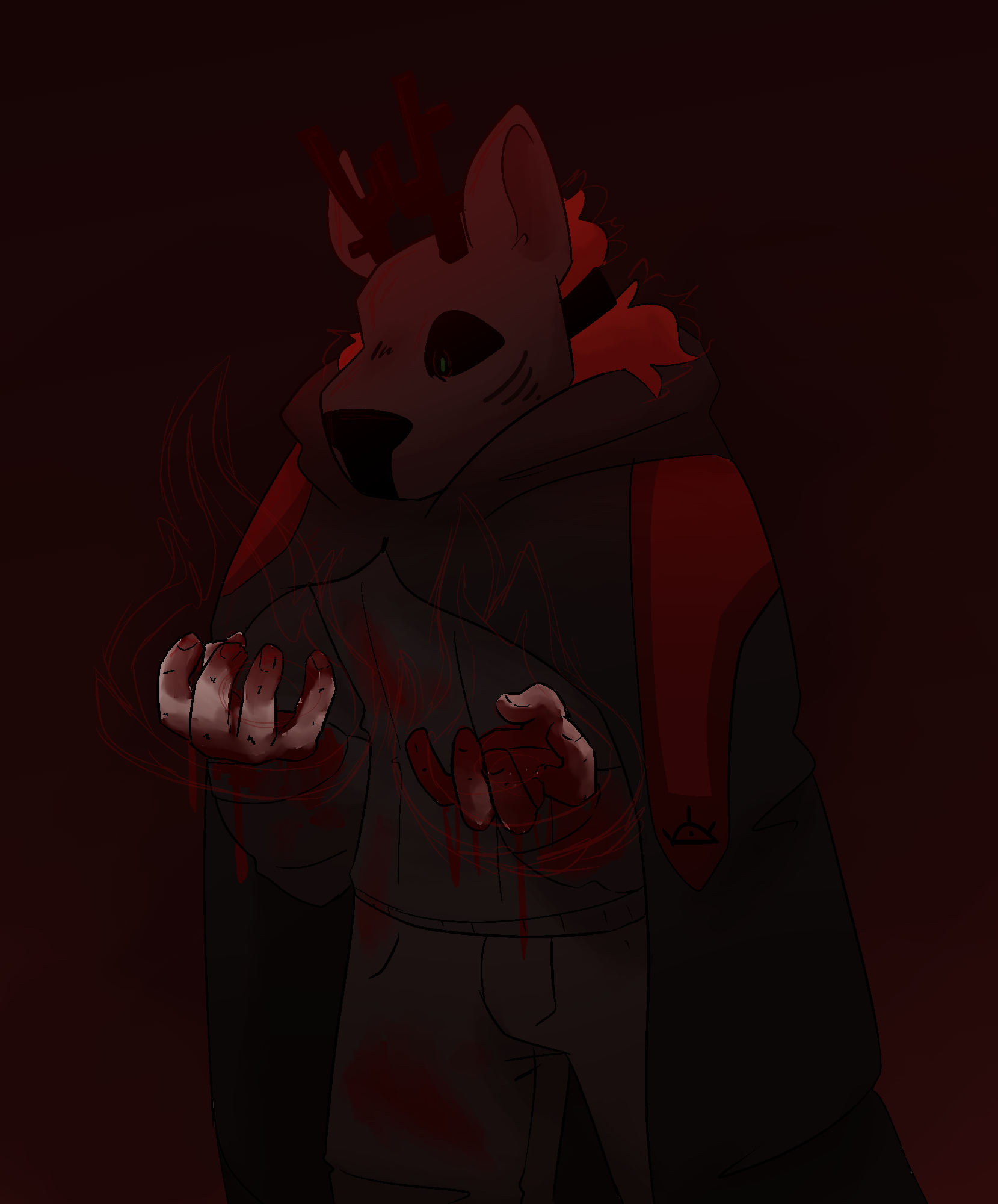 May 2022- Same series as the previous piece, and I think I used my hands as a ref for this one too? Can't remember.
