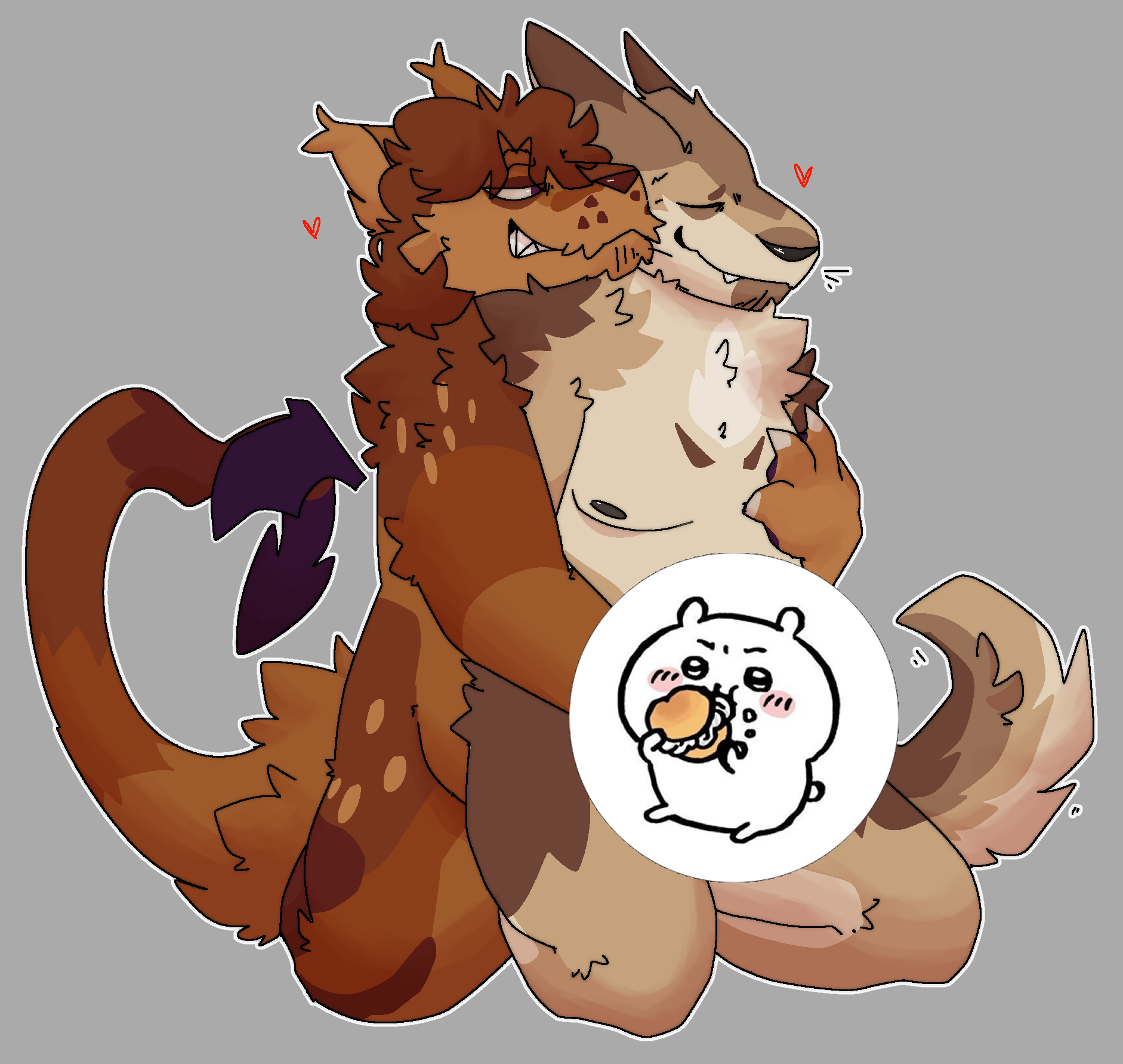 December 2023 - another nsfw piece. I'm normal about these two
