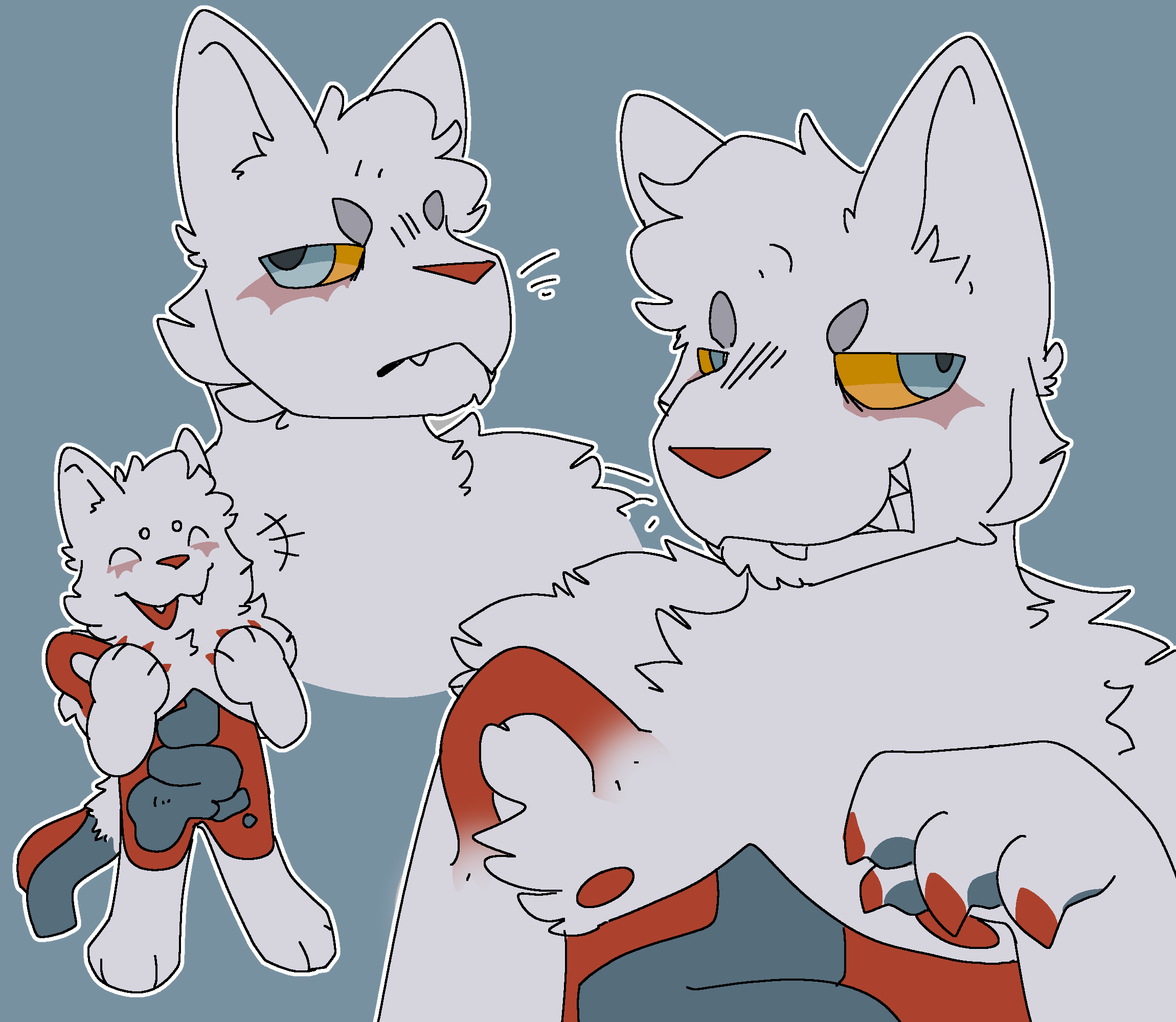 January 2023- A test page for a commission I was doing at the time.