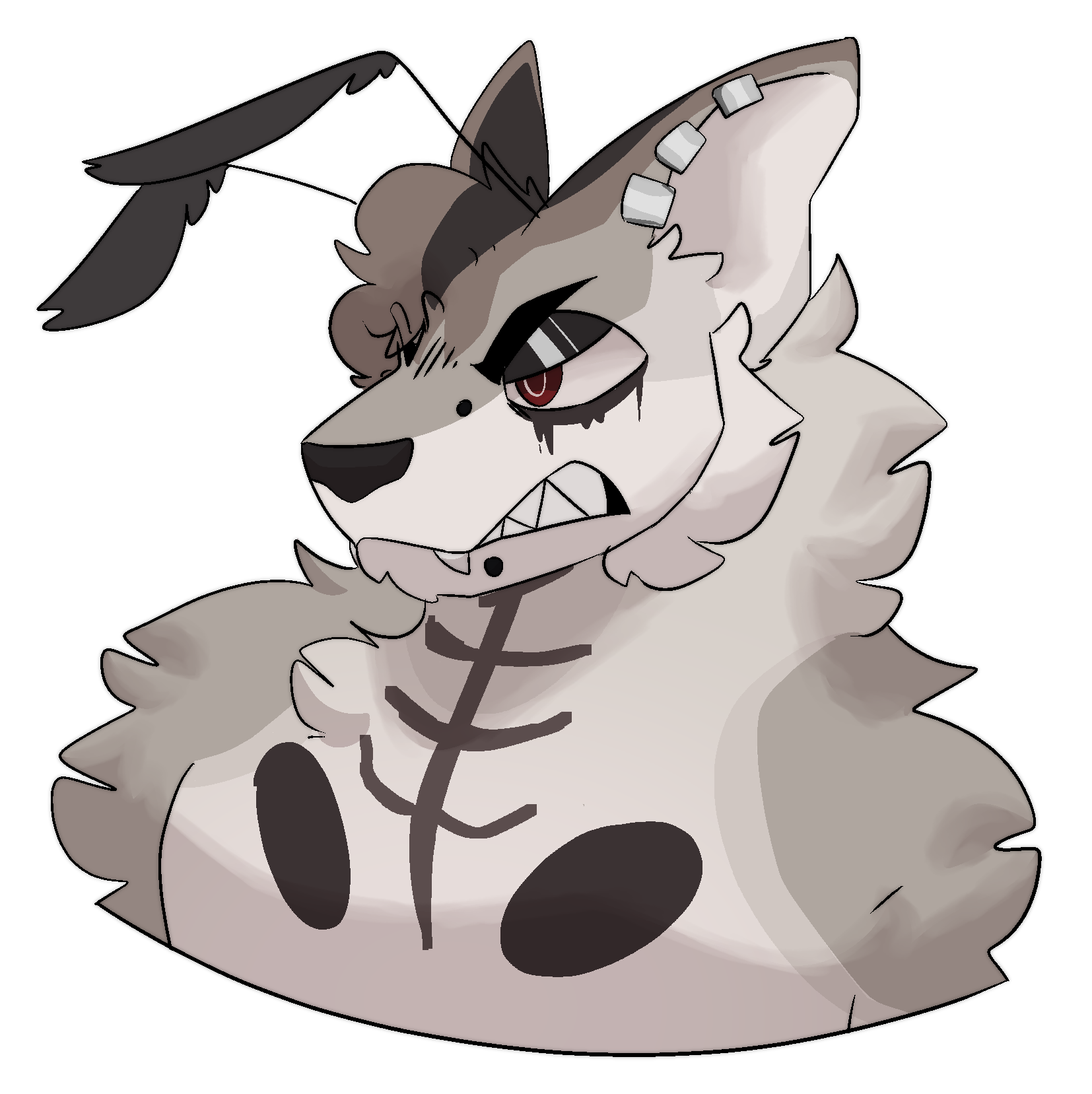 January 2023- Headshot for a character I had at the time.